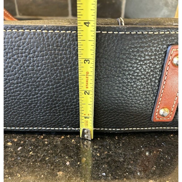 Dooney & Bourke 1975 Large Lexington Bag Purse Tote: Black Pebble Grain - Picture 11 of 11